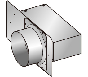 角ダクト変換アダプター