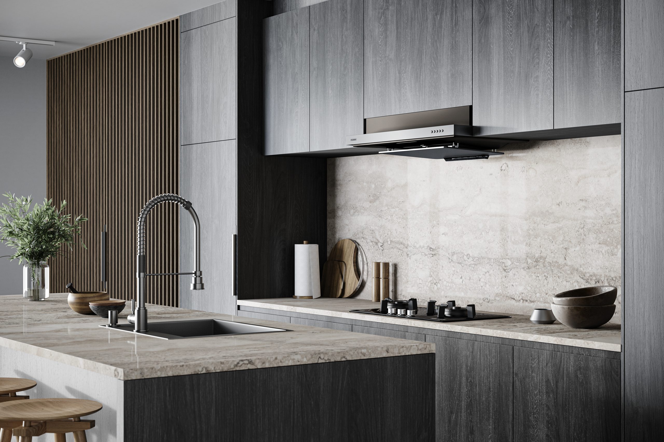 FUJIOH Hood FR-FS2290 Silver Metallic and Rich Silver Ventilating Type FUJIOH Hood FR-FS2290 Silver Metallic and Rich Silver Ventilating Type