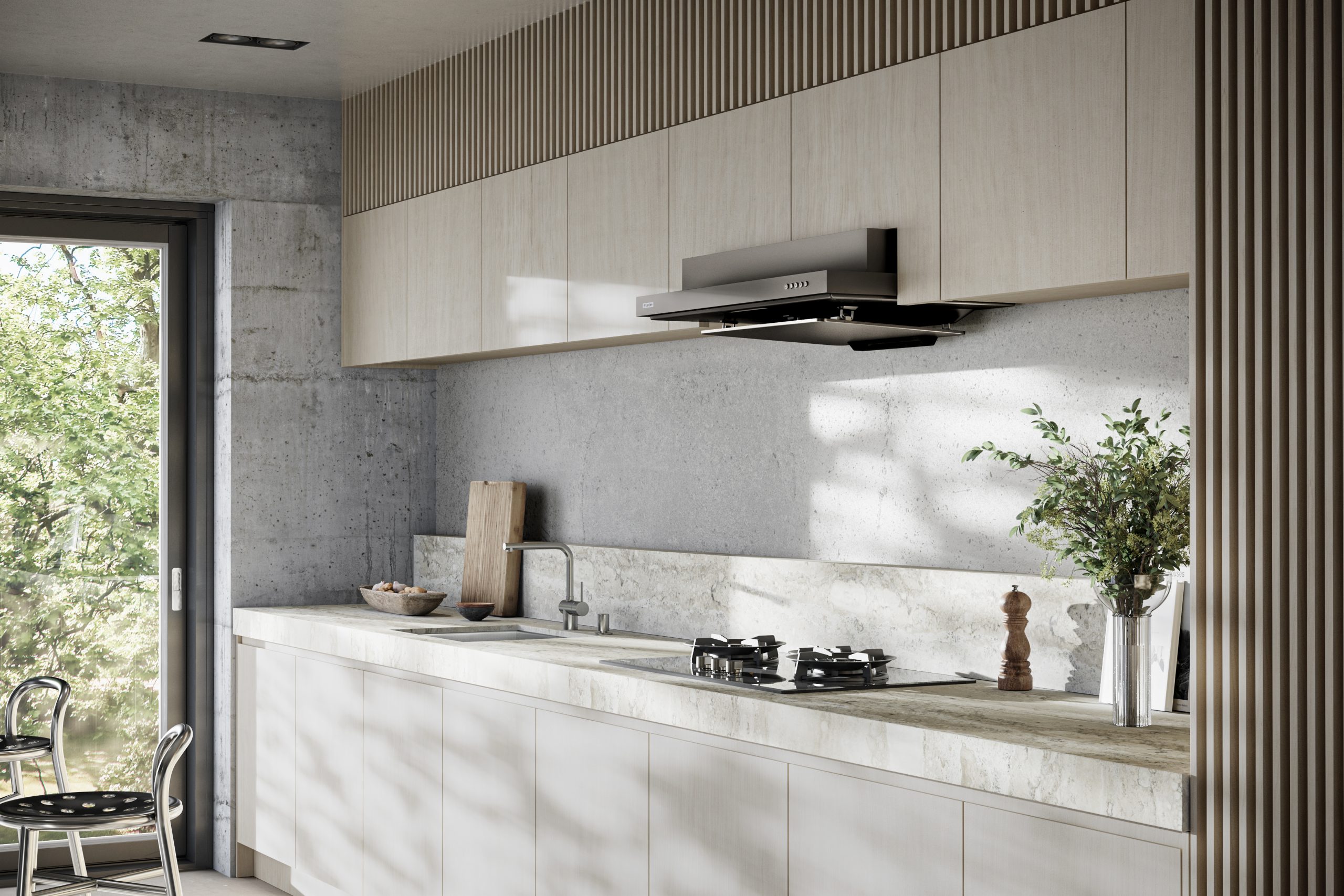 FUJIOH Hood FR-FS2290 Rich Silver Recycling Type FUJIOH Hood FR-FS2290 Rich Silver Recycling Type