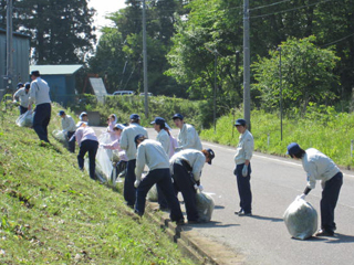 事業所周辺地域の清掃活動