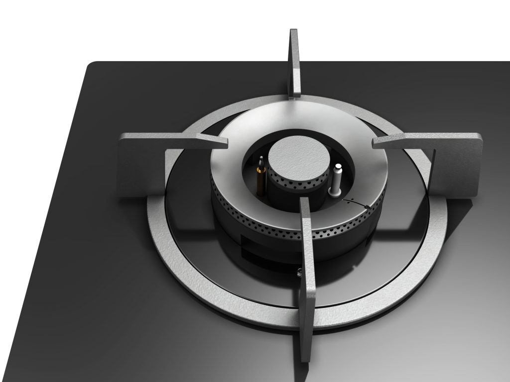 FUJIOH Gas Hob with 3 Adjustable Heating Powers FHGS2020 SVGL Fujioh