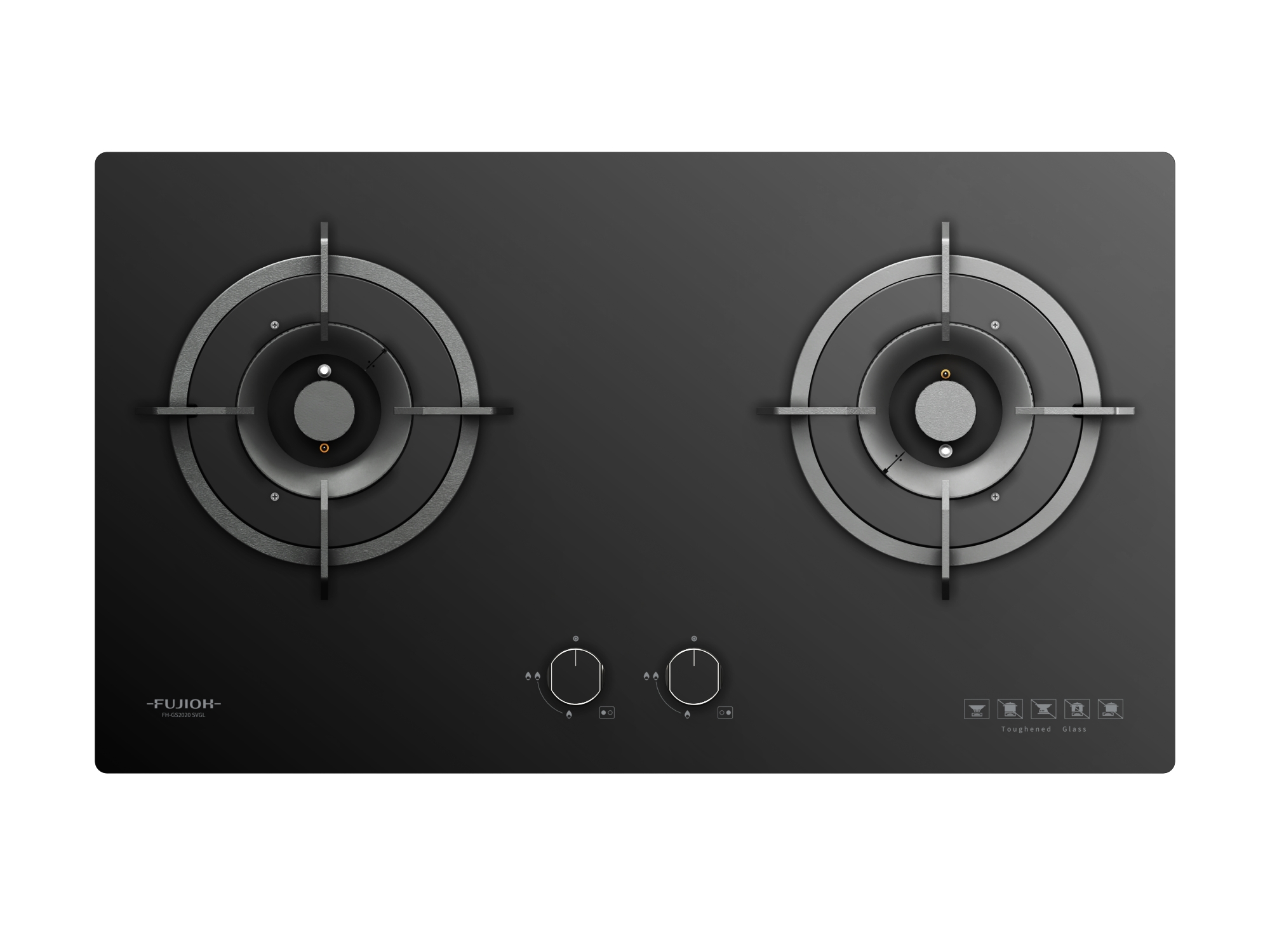 FUJIOH Gas Hob With�3 Adjustable Heating Powers�FH-GS2020 SVGL