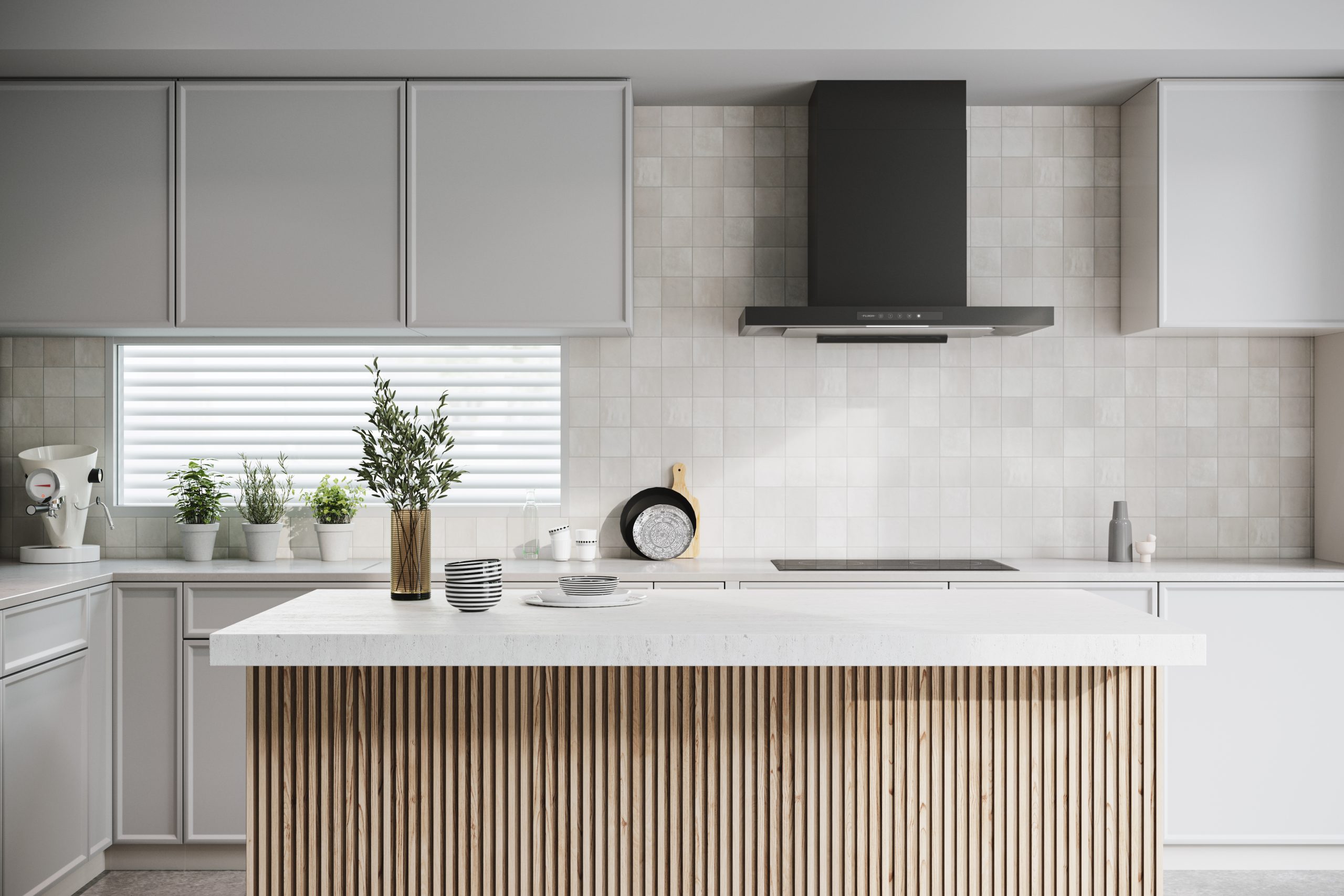 900mm Chimney Cooker Hood FR ST2190 Fujioh