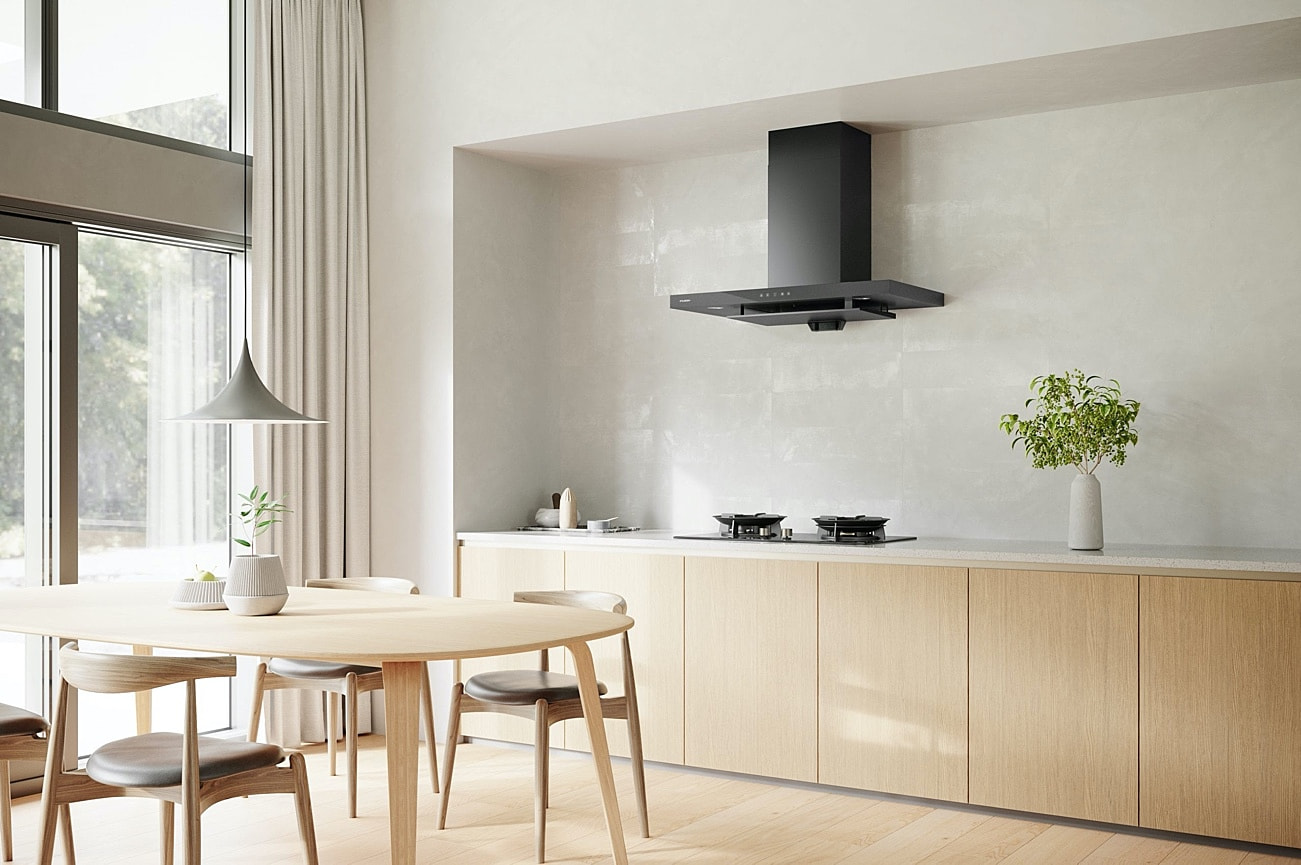 Kitchen Hood and Hob in a Small Space