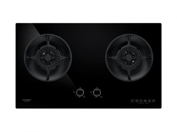 FUJIOH Gas Hob with 2 Different Burner Size