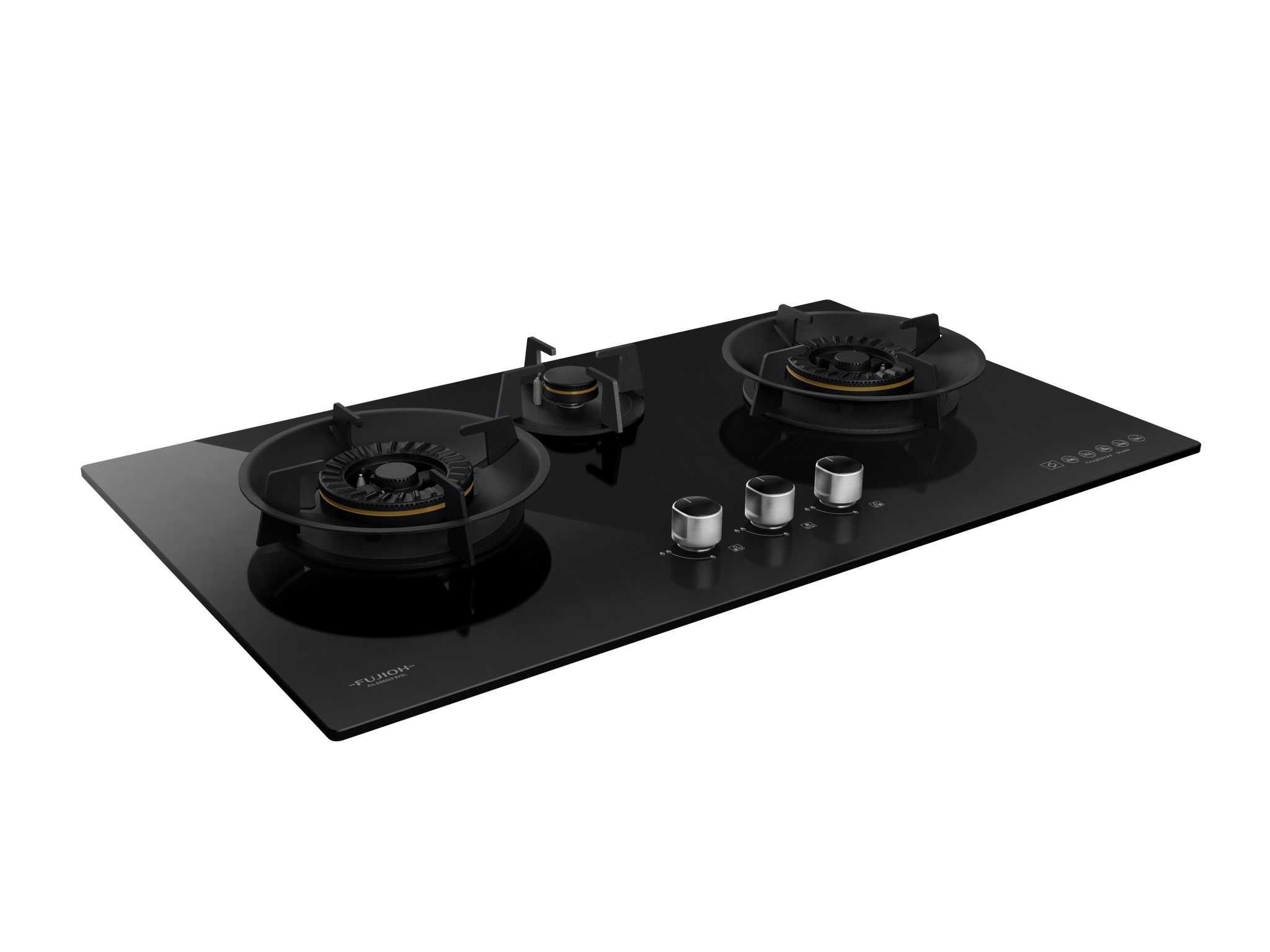 FUJIOH Gas Hob with Sectional Flame Control FHGS6530 SVGL Fujioh