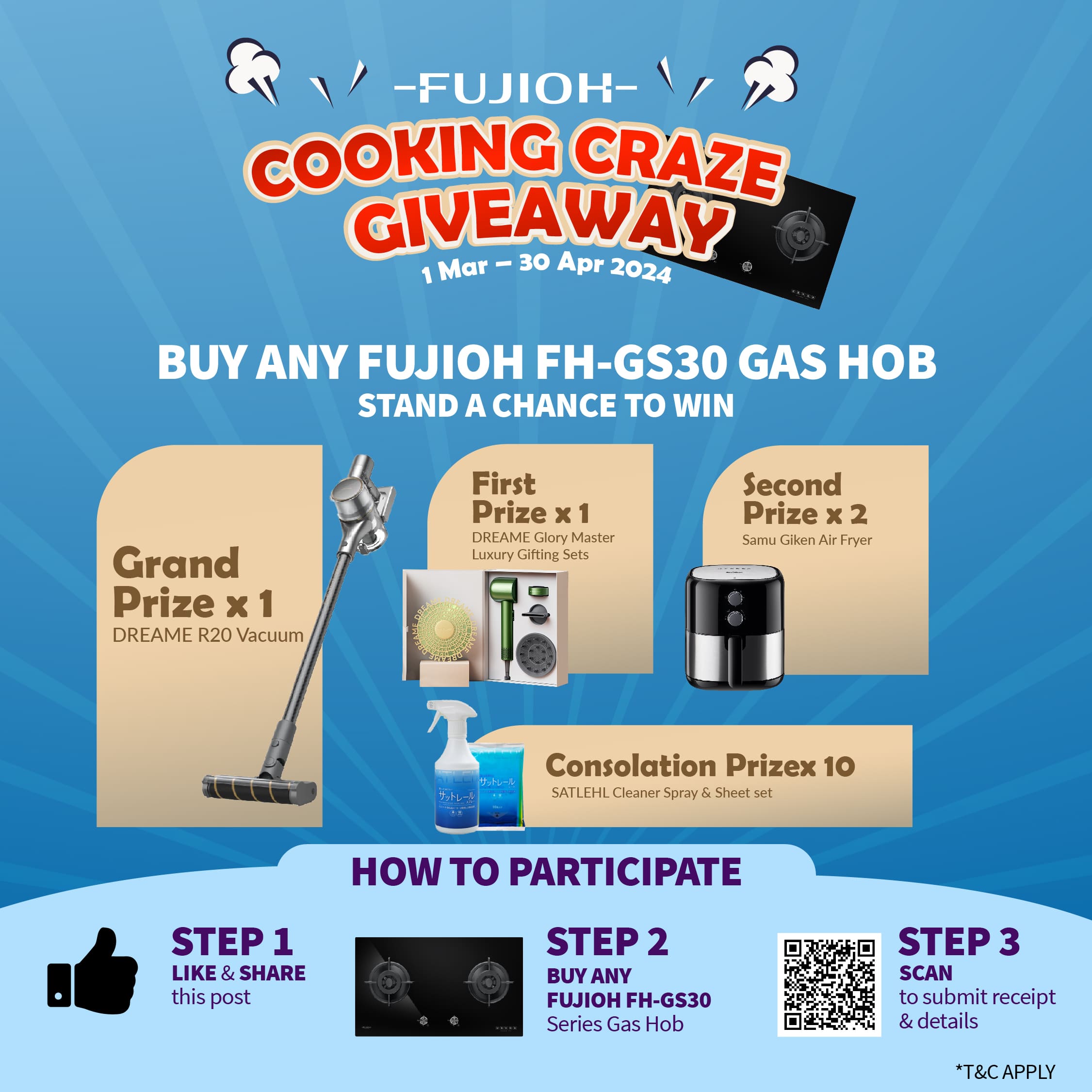 FUJIOH Cooking Craze Giveaway Contest