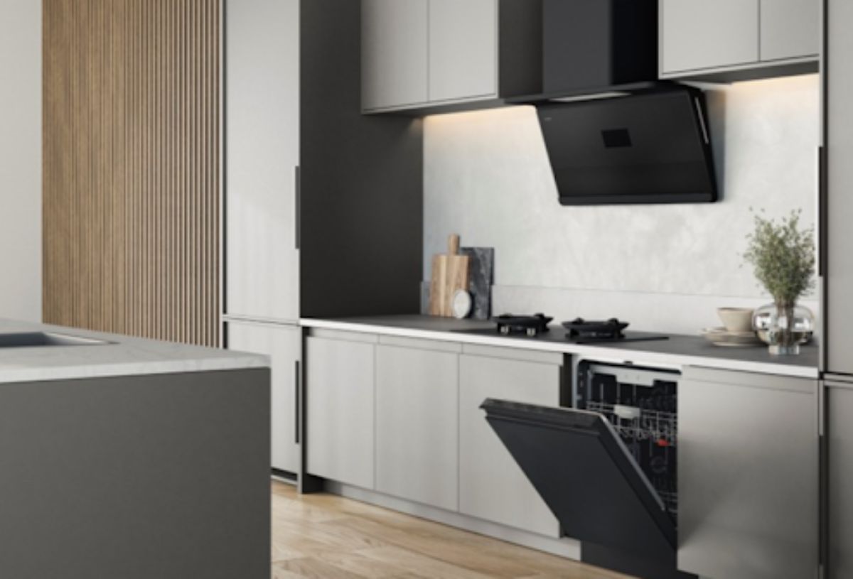 built-in dishwasher ina kitchen