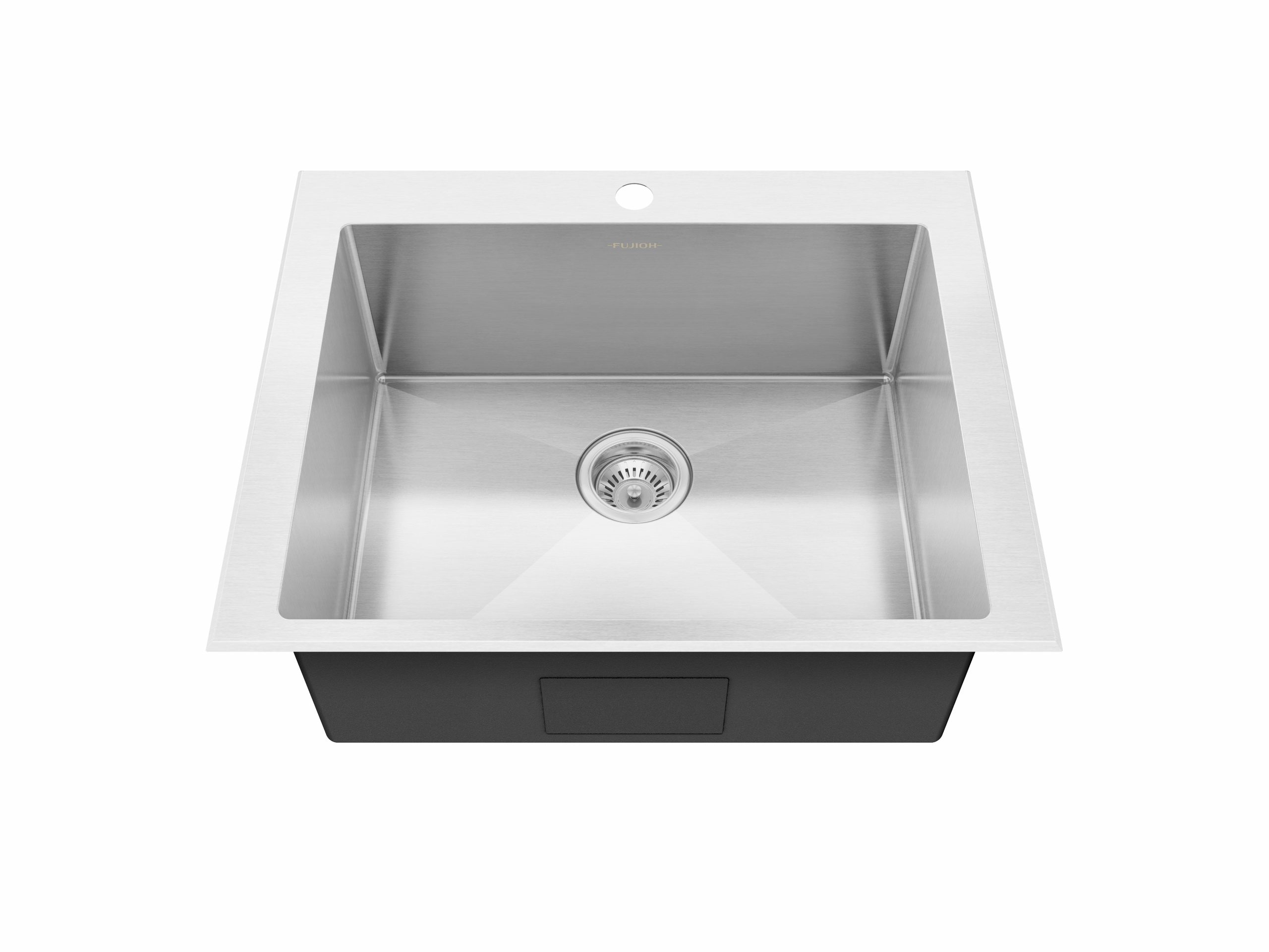 Top Mount Kitchen Sink Single Bowl 530mm