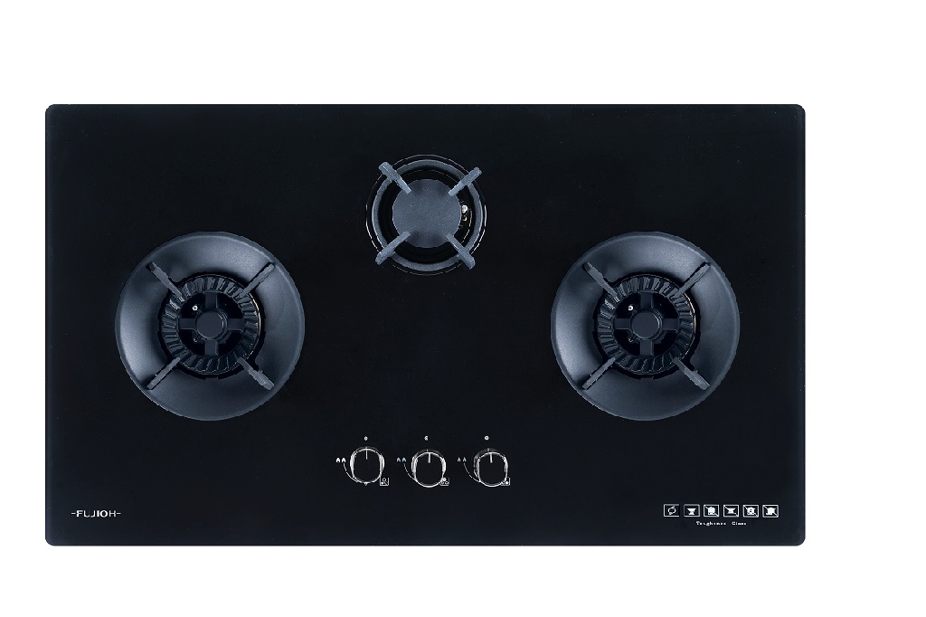 3 Burners Gas Hob with 2 Different Sizes