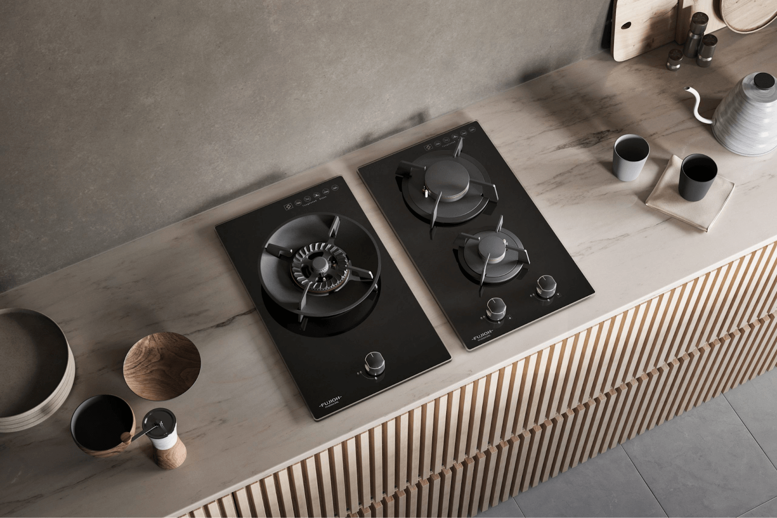 The Ultimate Statement of Style- FUJIOH Domino Gas Hob